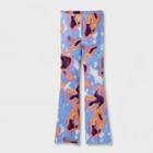 Girls' Knit Flare Pants - Art Class Blue Dye