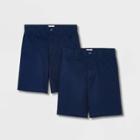 Boys' 2pk Uniform Chino Shorts - Cat & Jack Blue