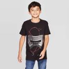 Petiteboys' Kylo Ren Star Wars Short Sleeve T-shirt - Black L, Boy's,
