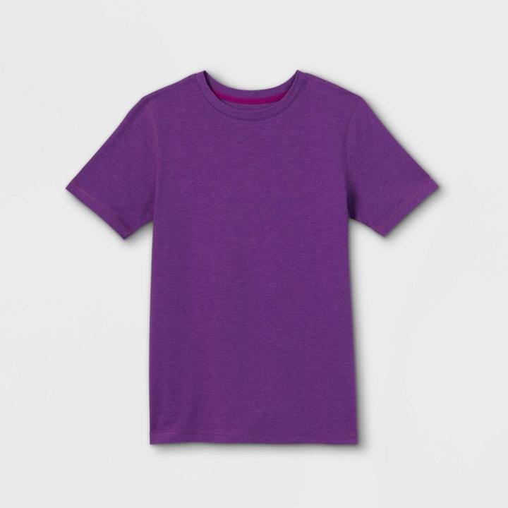 Boys' Short Sleeve T-shirt - All In Motion Purple