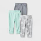 Baby 3pk Clouds Pants - Cloud Island Gray 24m, Kids Unisex