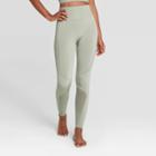 Women's High-waisted Seamless Mesh 7/8 Leggings - Joylab Fern