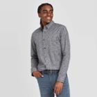 Men's Slim Fit Long Sleeve Poplin Button-down Shirt - Goodfellow & Co Royal Blue