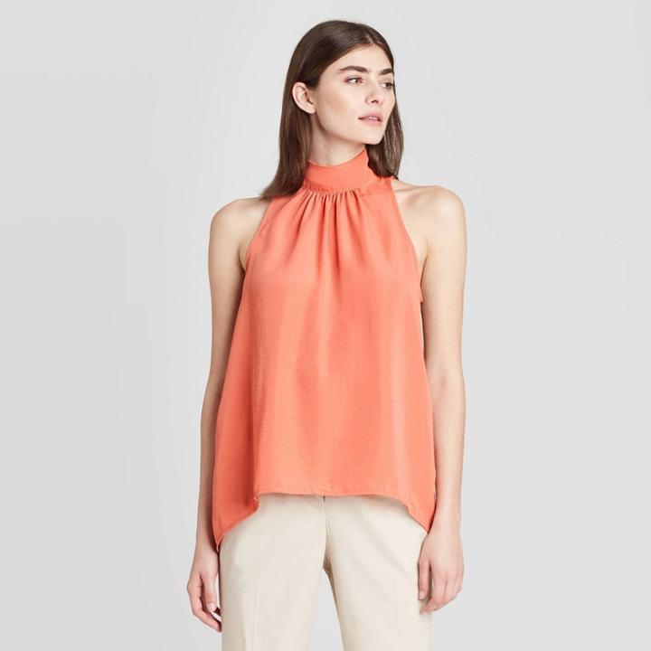 Women's Sleeveless Blouse - Prologue Orange