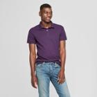 Target Men's Short Sleeve Slim Fit Loring Polo Shirt - Goodfellow & Co Purple Crest