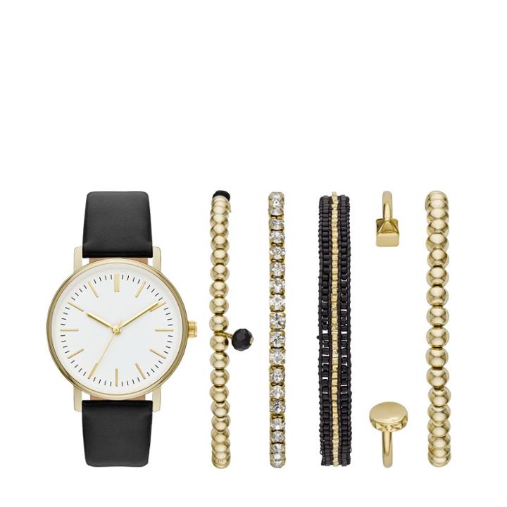 Women's Strap Watch Set - A New Day Gold