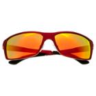 Breed Men's Kaskade Polarized Sunglasses With Aluminum Frame And Arms - Red/yellow