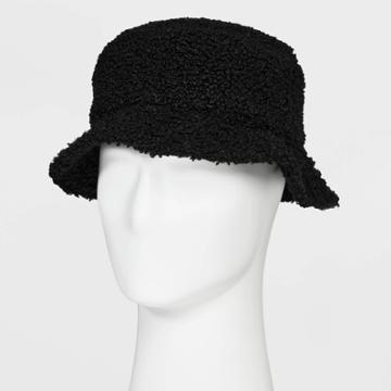 Men's Furry Bucket Hat - Original Use Black