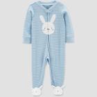 Baby Boys' Striped/bunny Sleep N' Play - Just One You Made By Carter's Blue