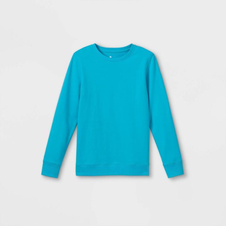 Boys' Pullover Sweatshirt - All In Motion Aqua