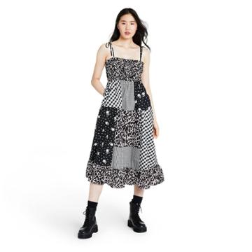 Women's Patchwork Sleeveless Dress - Sandy Liang X Target Black Xxs
