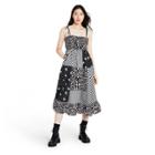 Women's Patchwork Sleeveless Dress - Sandy Liang X Target Black Xxs