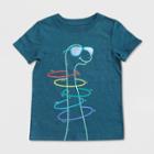 Toddler Boys' Short Sleeve Dinosaur Graphic T-shirt - Cat & Jack Blue
