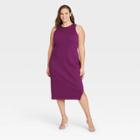 Women's Plus Size Tank Dress - Who What Wear Purple