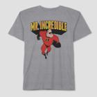 Men's The Incredibles Father's Day Incredible Dad Short Sleeve T-shirt - Mystic Grey