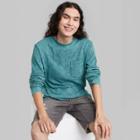 Adult Regular Fit Crewneck Long Sleeve T-shirt - Original Use Teal