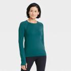 Women's Seamless Long Sleeve Top - All In Motion Navy