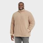 Men's Big & Tall Standard Fit High-neck Sweatshirt - Goodfellow & Co Tan