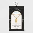 No Brand 14k Gold Dipped 'pisces' Zodiac Pendant Necklace - Gold