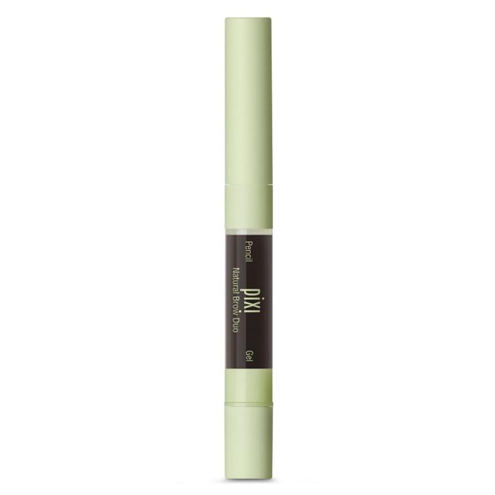 Pixi By Petra Natural Brow Duo - Deep Brunette .084 Fl Oz, Adult Unisex