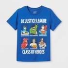 Boys' Justice League Short Sleeve Graphic T-shirt - Blue