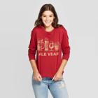 Zoe+liv Women's Ale Yeah Long Sleeve Graphic T-shirt - Red