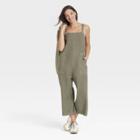 Women's Utility Cropped Jumpsuit - Universal Thread Green