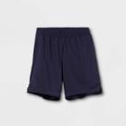 Girls' Sports Shorts - All In Motion Midnight Blue