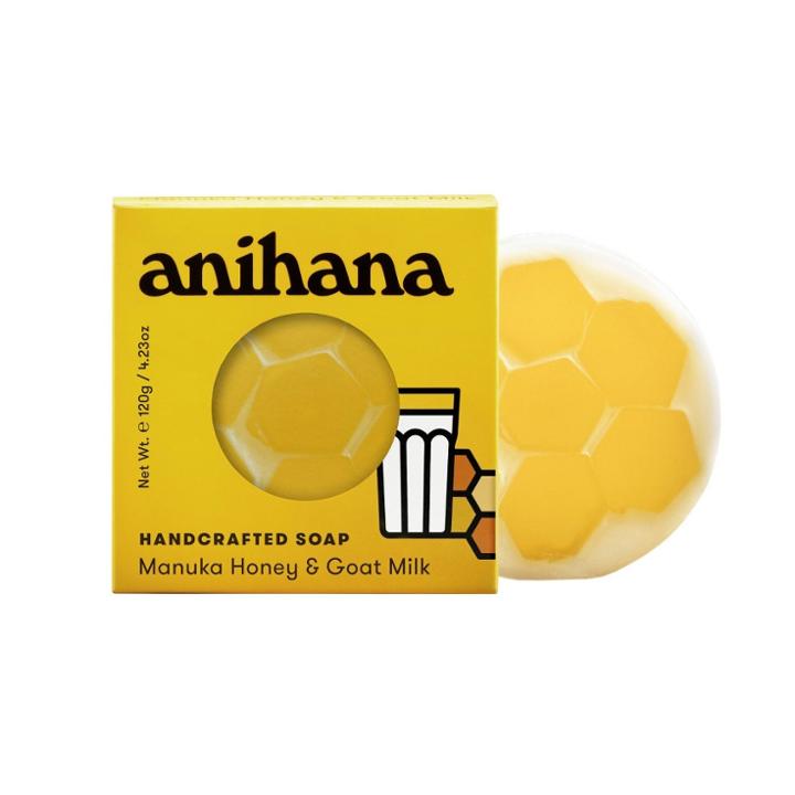 Anihana Hydrating Gentle Bar Soap - Manuka Honey And Goat