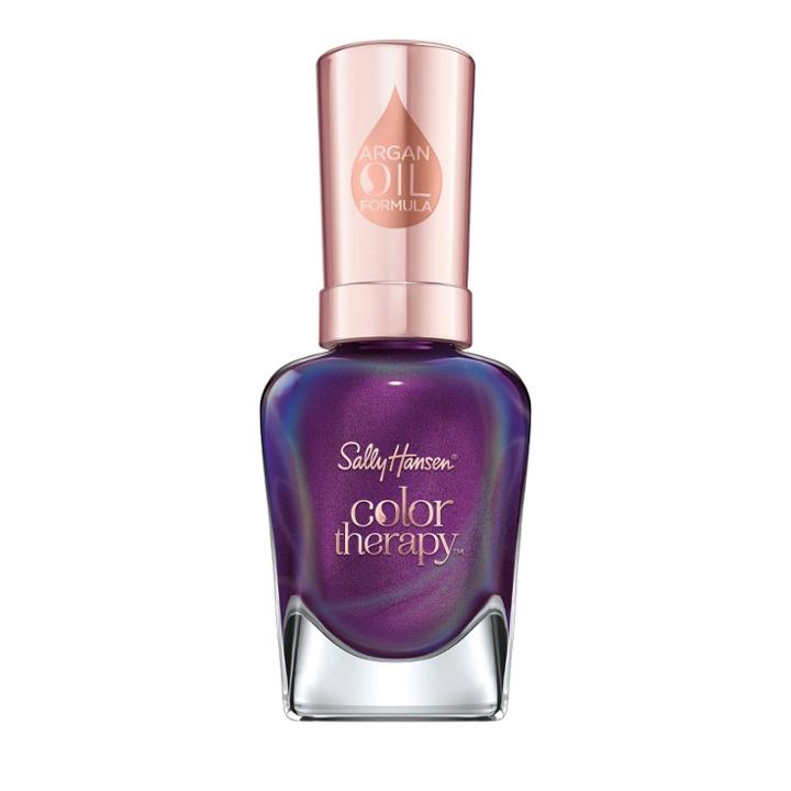 Sally Hansen Color Therapy Nail Polish - 402 Plum Euphoria - 0.5 Fl Oz, 402 Purple Euphoria
