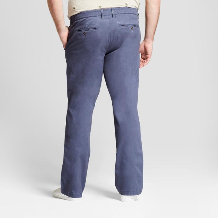 Target Men's Tall Straight Fit Hennepin Chino Pants - Goodfellow & Co Navy