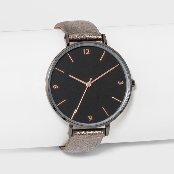 Target Women's Strap Watch - A New Day Champagne