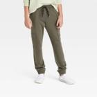 Boys' French Terry Pull-on Cargo Jogger Pants - Art Class Forest Green