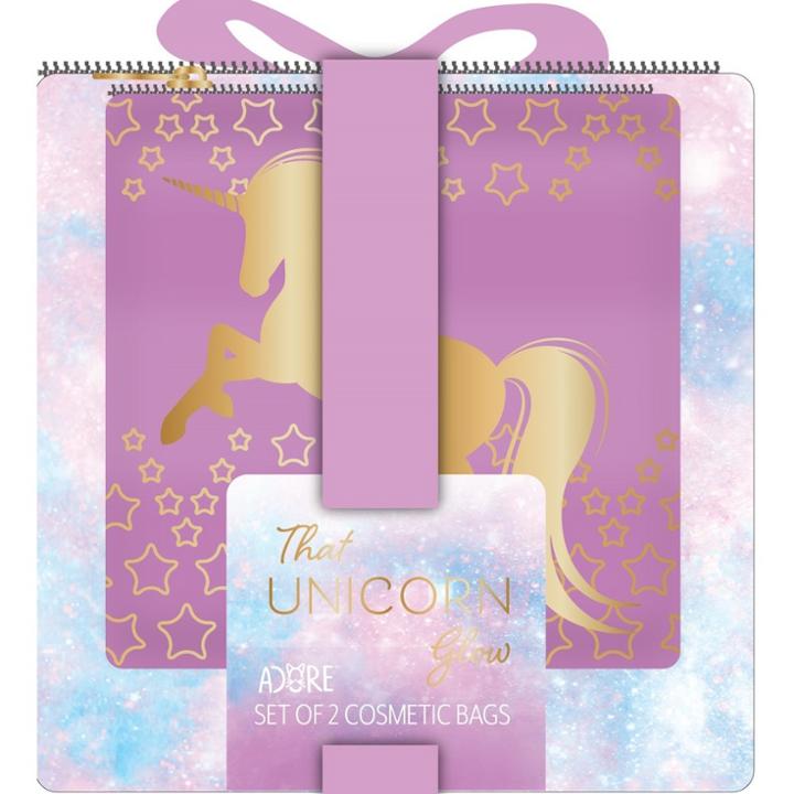 Adore That Unicorn Bag Set - 2pc, Unicorn Red
