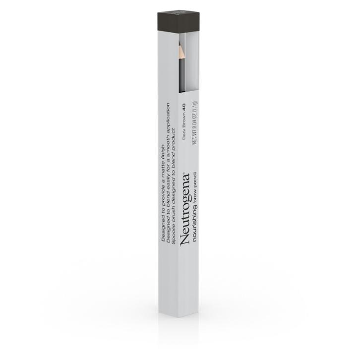 Neutrogena Nourishing Eyebrow Pencil And Brush Dark Brown