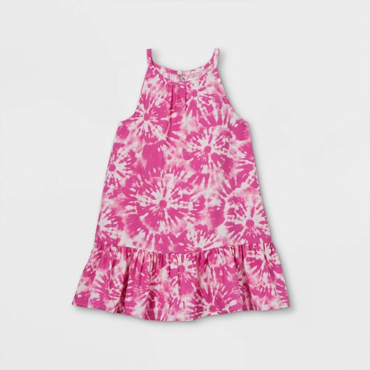 Toddler Girls' Sleeveless Dress - Cat & Jack Pink