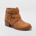 Girls' Maeko Buckle Boots - Art Class Chestnut (brown)