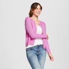 Women's Long Sleeve Any Day Cardigan - A New Day Mauve (pink)