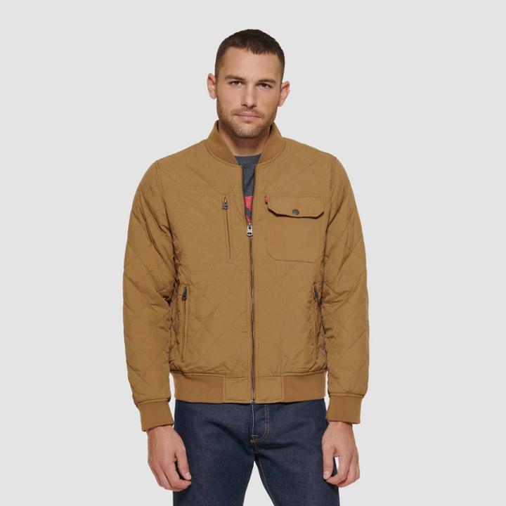 Levi's Men's Quilted Jacket - Brown