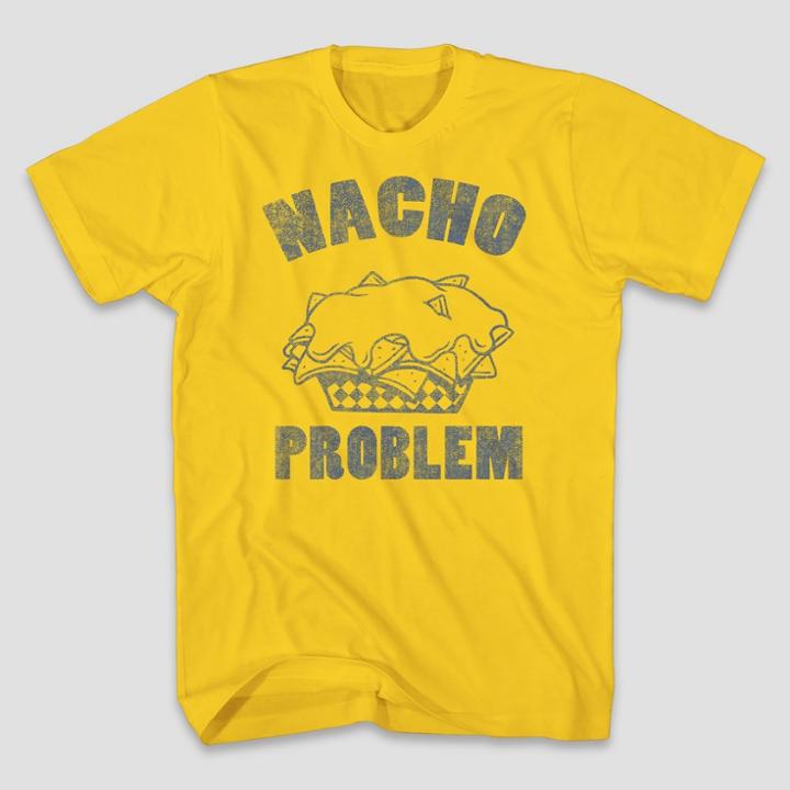 Mad Engine Men's Nacho Problem Short Sleeve T-shirt - Gold