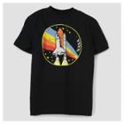 Men's Nasa Retro Rocket Graphic T-shirt - Black