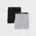 Hanes Premium Men's Pajama Shorts - 2pk - Black