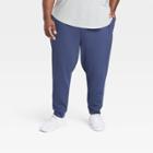 Men's Big Textured Knit Jogger Pants - All In Motion Navy