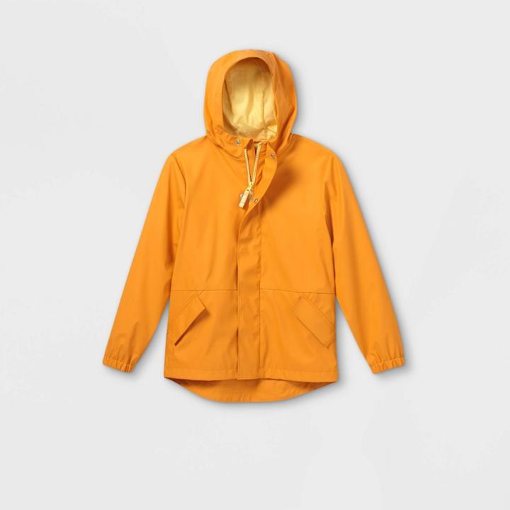 Boys' Solid Rain Jacket - Cat & Jack Yellow