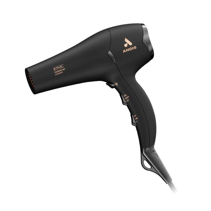 Andis Pro Dry Soft Grip Tourmaline Ionic Ceramic 1875w Hair Dryer - Black