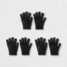 Women's 3pk Tech Touch Gloves - Wild Fable Black