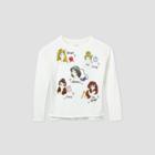 Girls' Disney Princess T-shirt - Off-white Xs - Disney Store, Beige/white