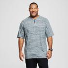 Men's Big & Tall Henley T-shirt - C9 Champion Forest Grove Green Heather