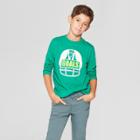Boys' Goals Long Sleeve Graphic T-shirt - Cat & Jack Green