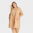 Women's Plus Size Duster Cardigan - Universal Thread Yellow